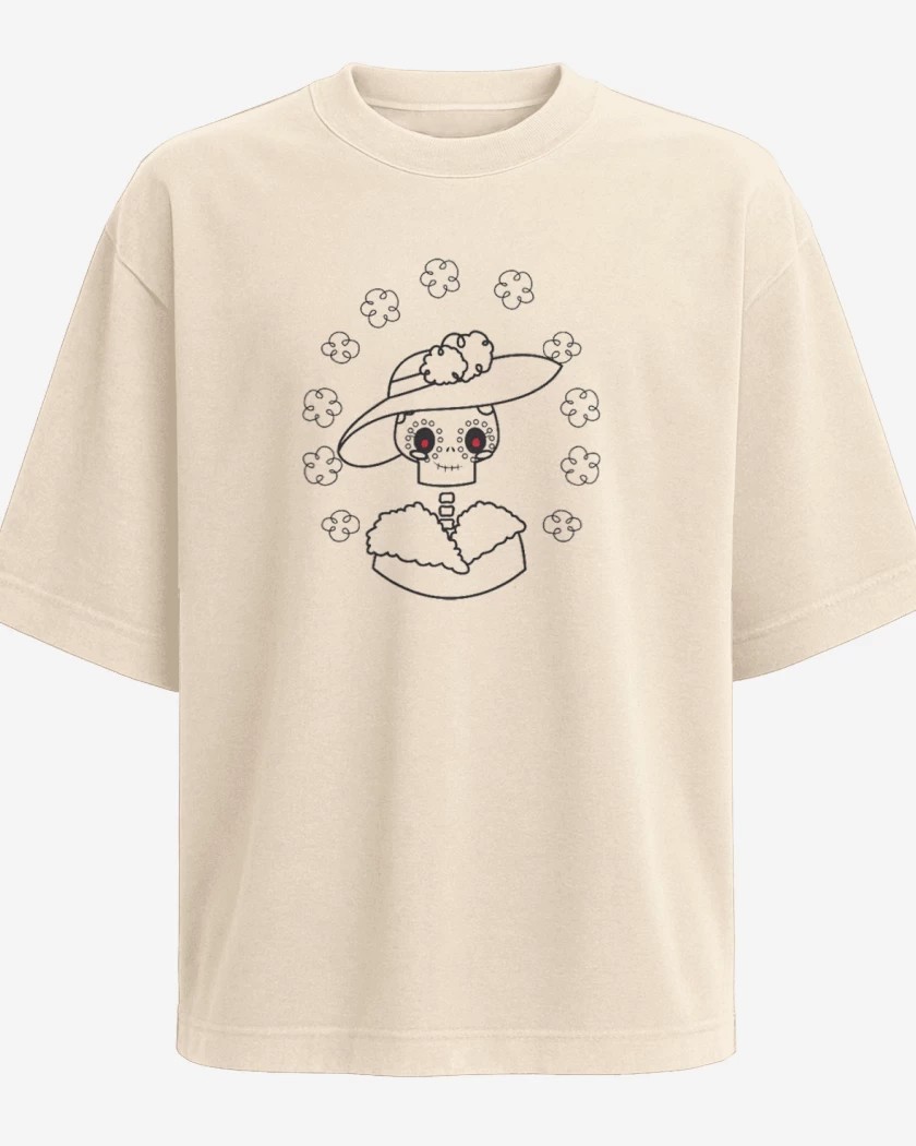 Polera Oversize Beige de Catrina 2