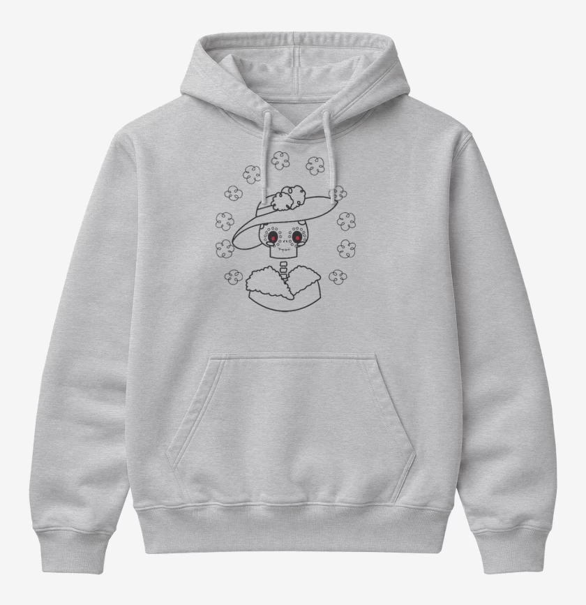 Poleron Canguro básico Gris Melange de Catrina 2
