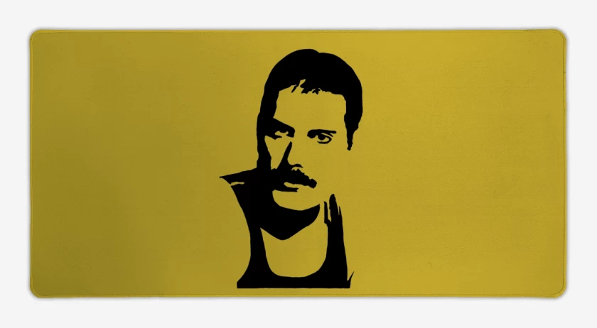 Mouse pad Gamer Amarillo de Mercury 2