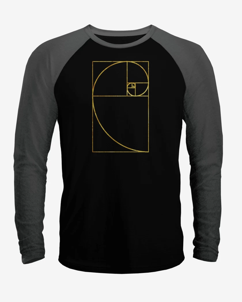 Polera Raglan Negro / Negro Heather de Fi