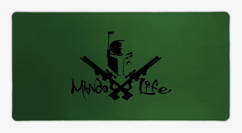 Mouse pad Gamer Verde jade de Fett - Mando Life