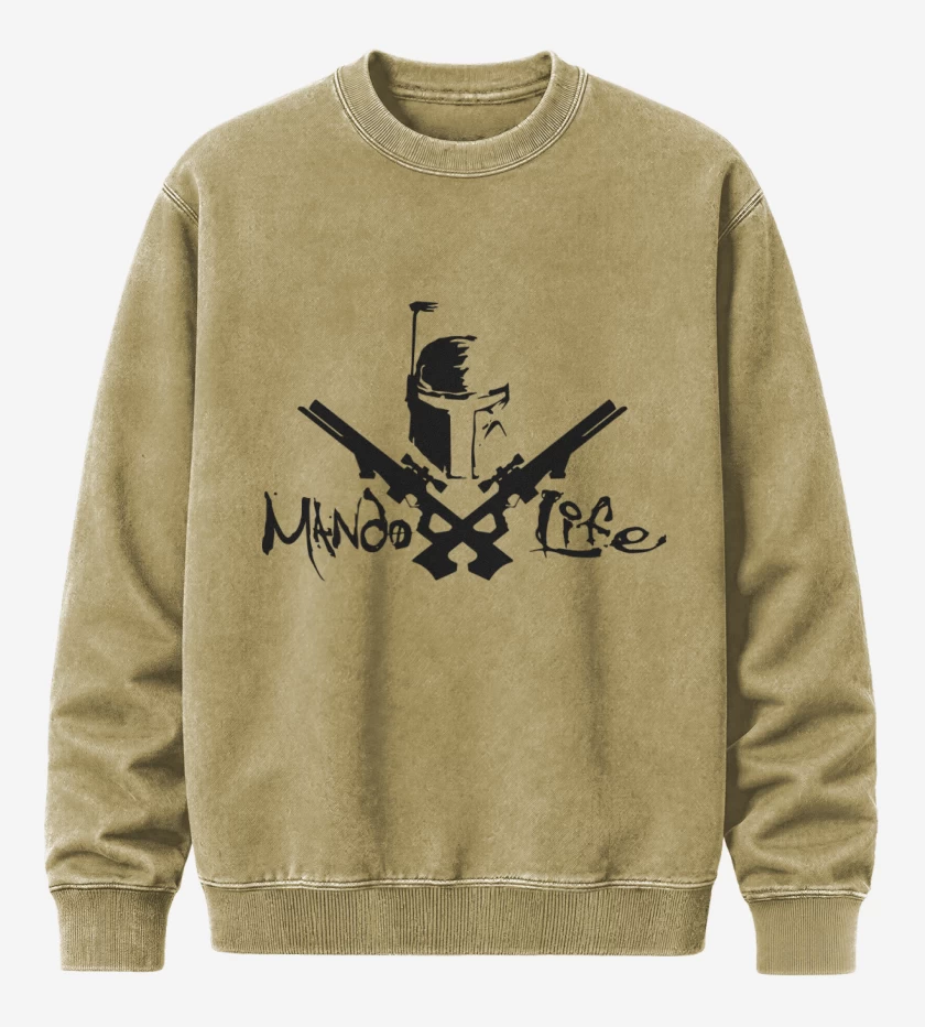 Poleron Polo Acid Wash Beige de Fett - Mando Life