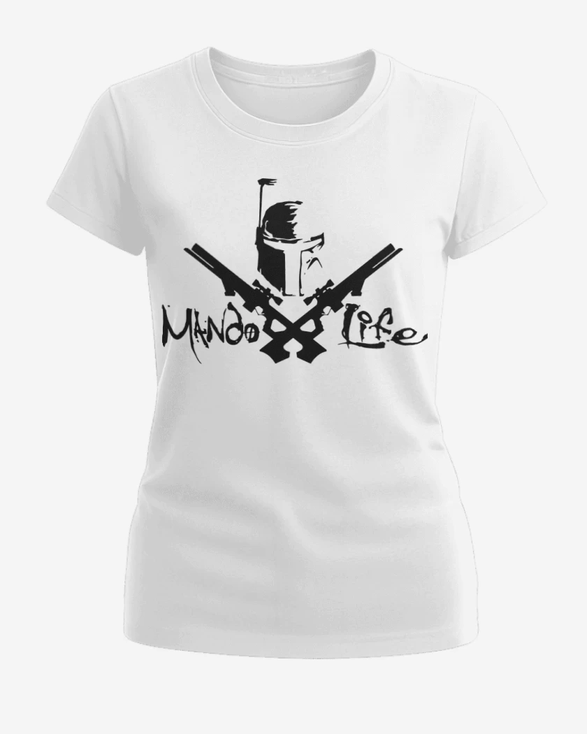 Polera de Mujer Blanco de Fett - Mando Life