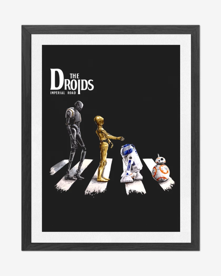 Cuadro decorativo Negro de The droids