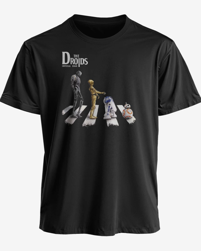Polera premium Negro de The droids