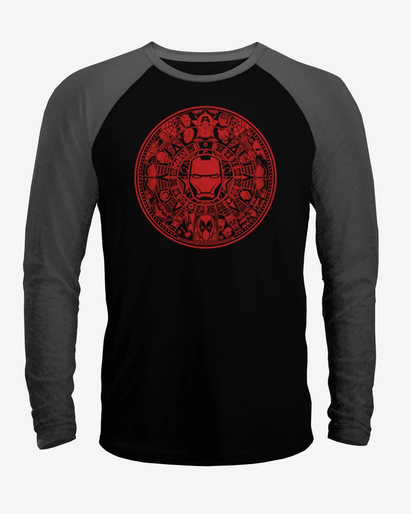 Polera Raglan personajes de los libros comicos
