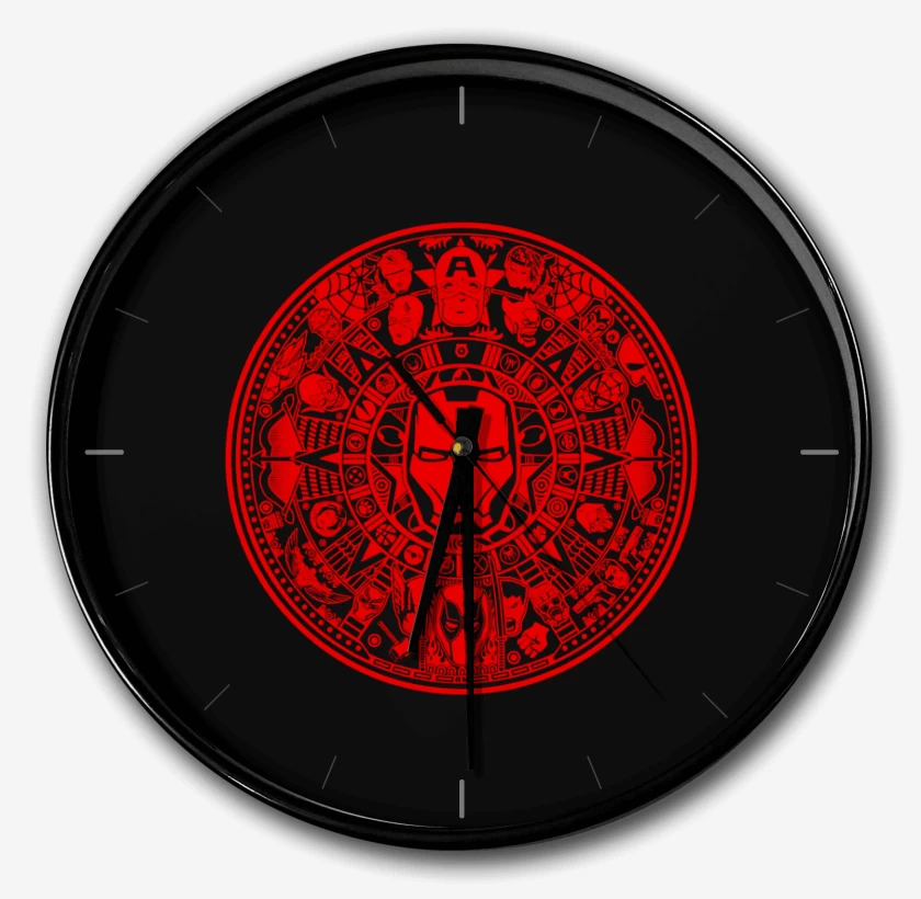 Reloj Negro de personajes de los libros comicos