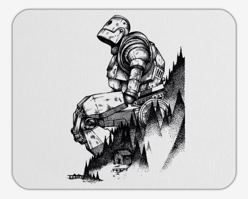 Mousepad el gigante de hierro