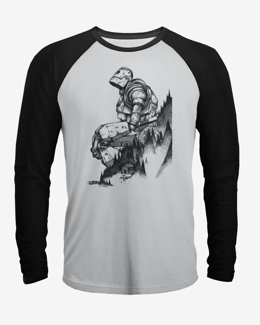 Polera Raglan el gigante de hierro