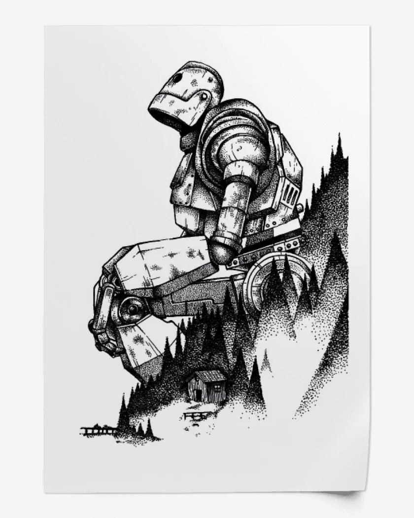 Print el gigante de hierro