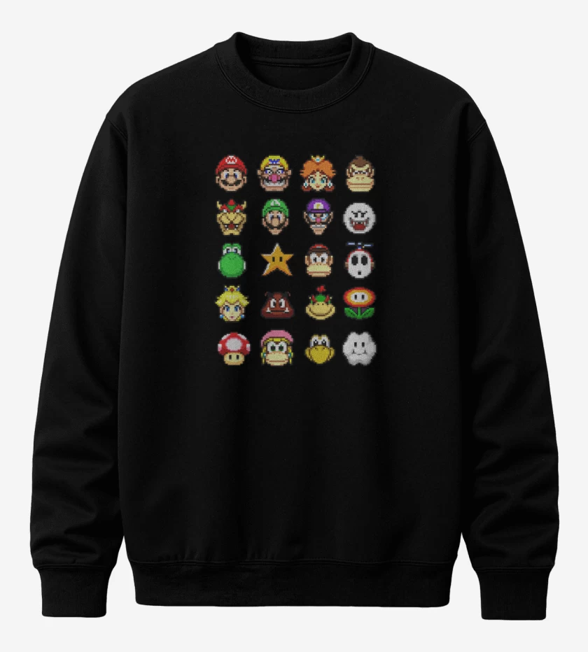 Poleron polo el tio del bigote en 8 bits