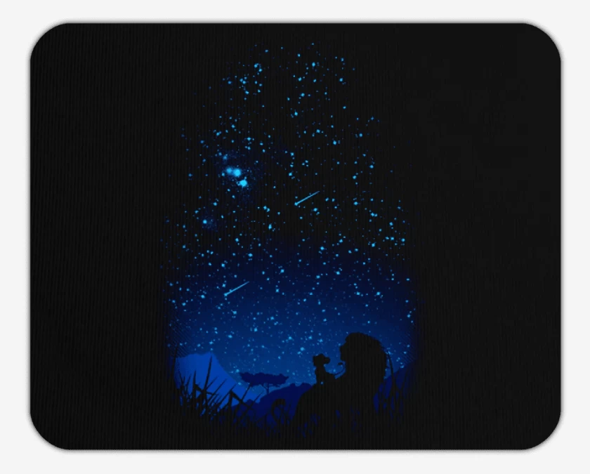Mousepad Negro de Leon 2