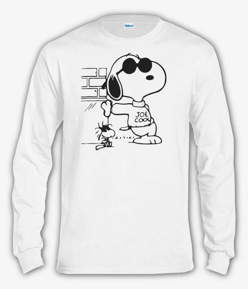 Polera manga larga Blanco de Snoopy Style