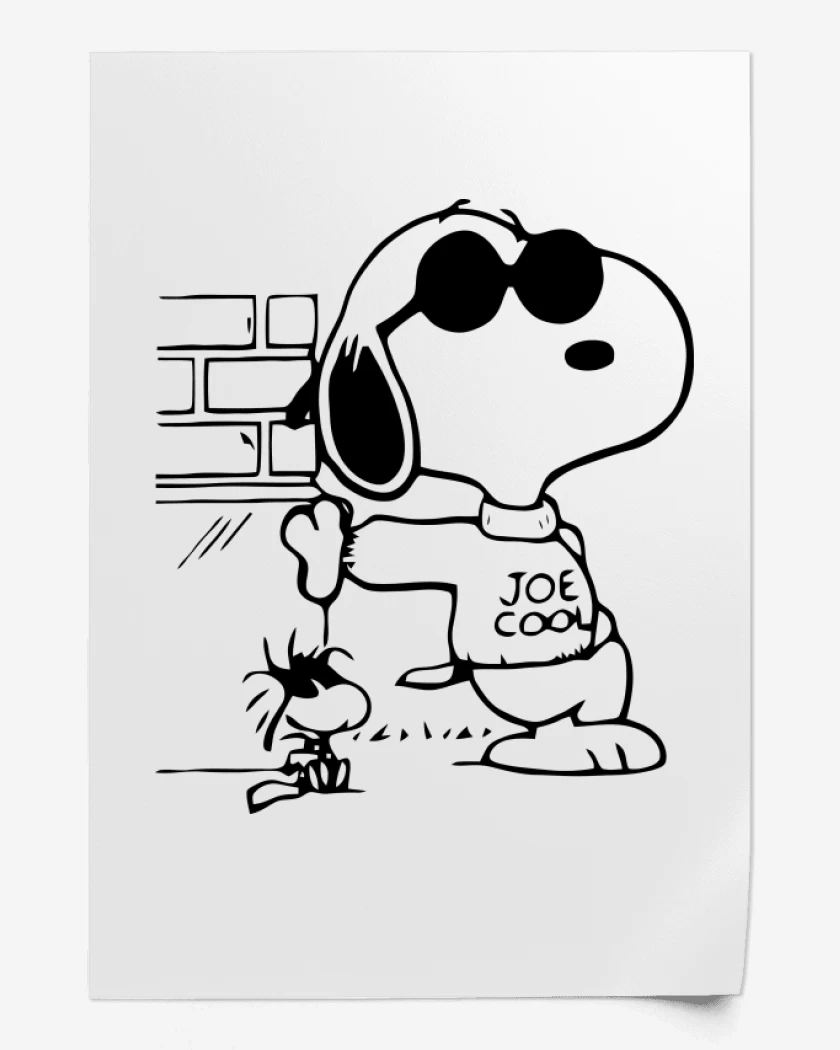 Print Snoopy Style