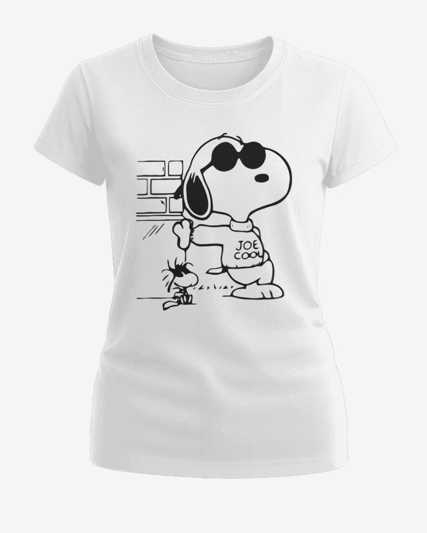 Polera de Mujer Blanco de Snoopy Style