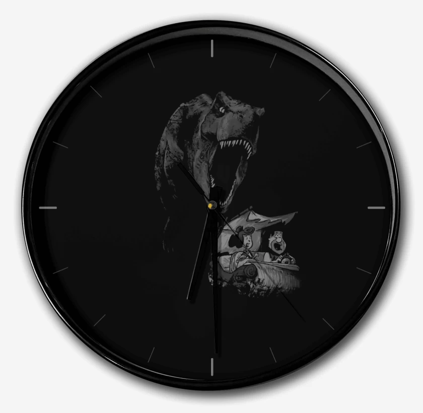 Reloj Negro de PICAPIEDRAS VS REX 