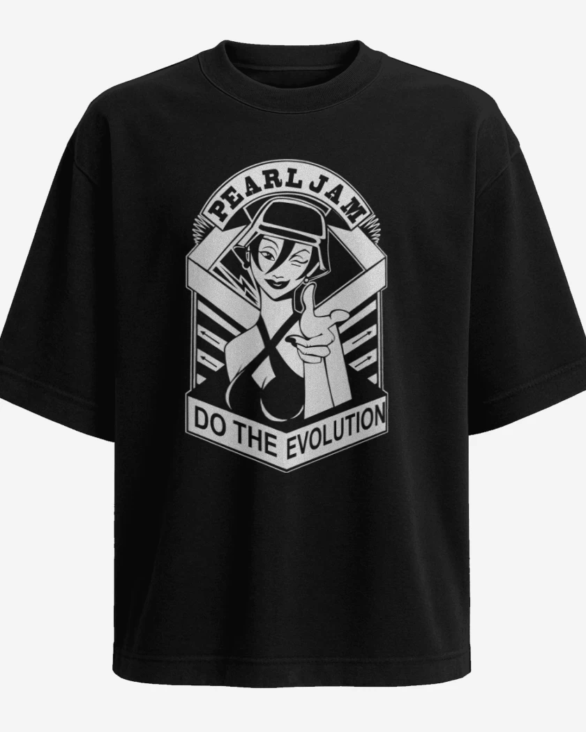 Polera Oversize Negro de Do The Evolution