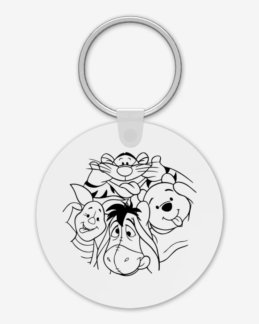 Llavero Blanco de Pooh 