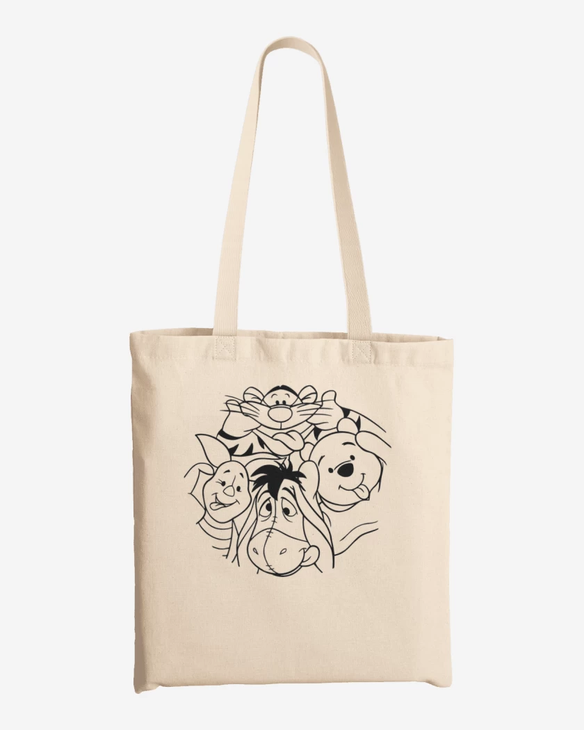 Totebag Blanco de Pooh 