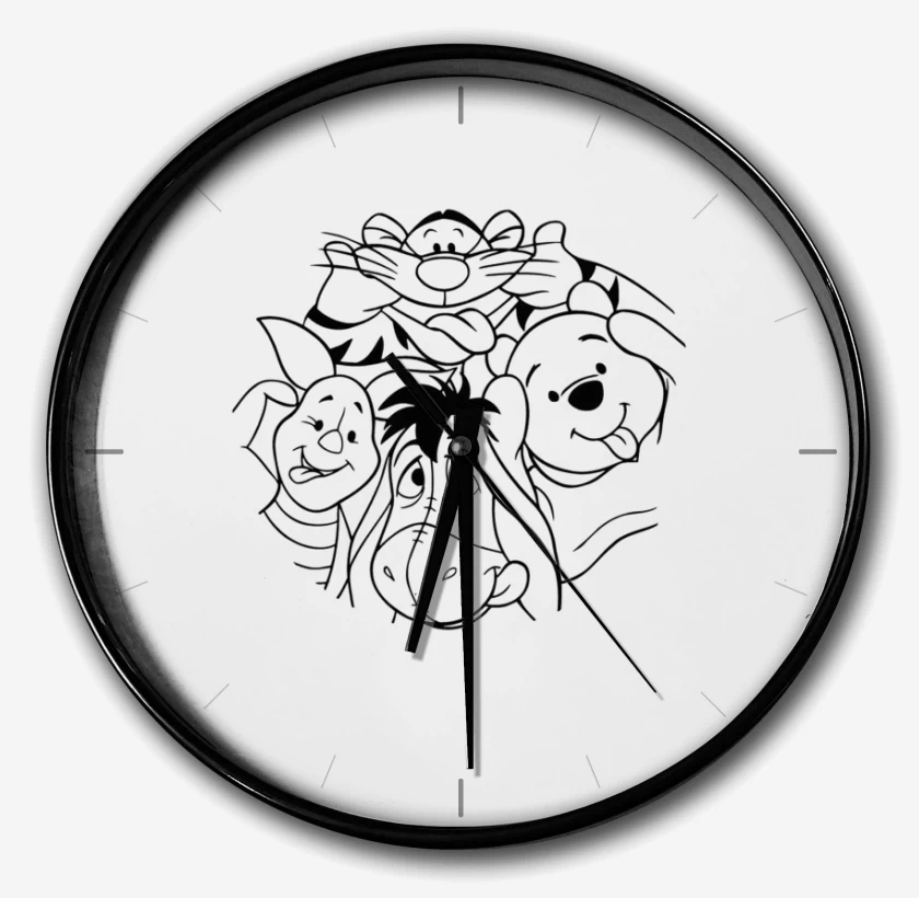 Reloj Blanco de Pooh 