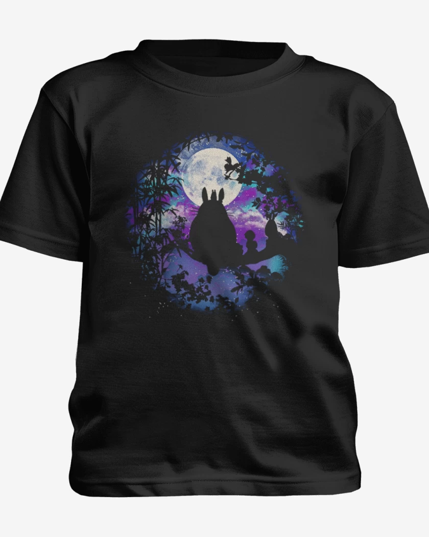 Polera de niño Negro de Totoro 4