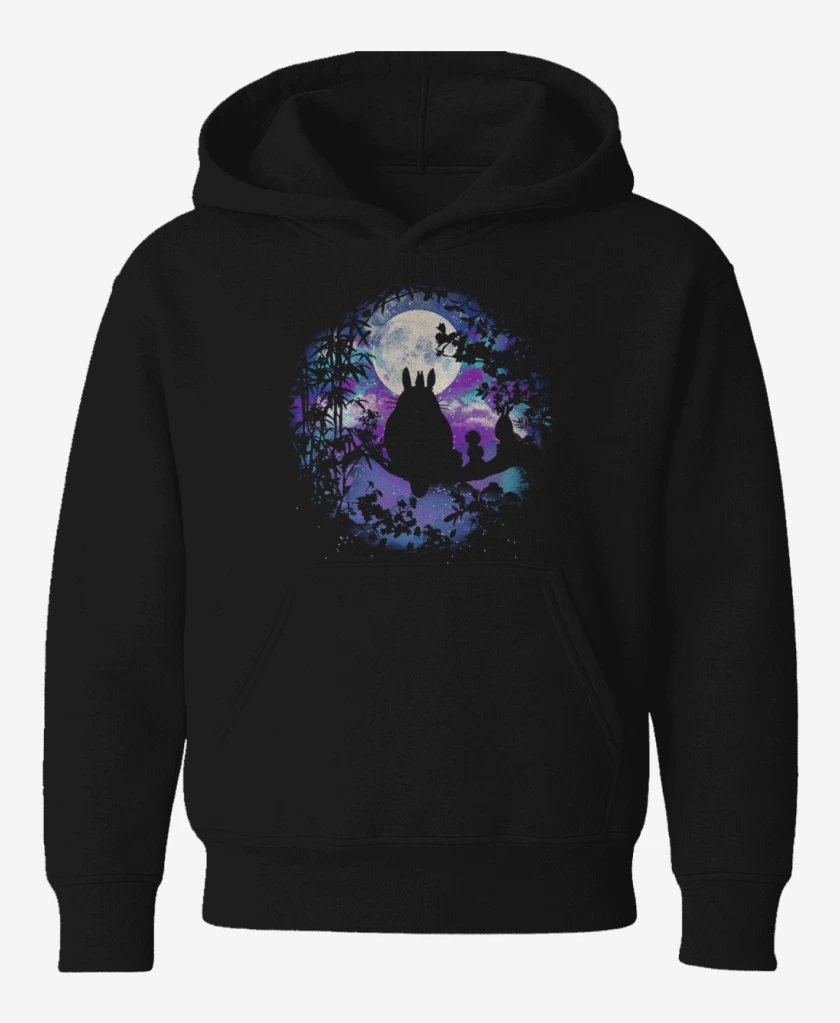 Poleron de niño Negro de Totoro 4