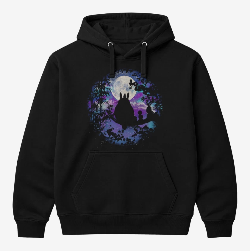 Polerón Canguro Negro de Totoro 4