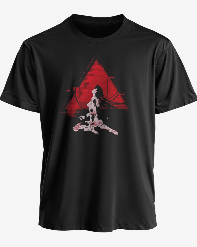 Polera premium Negro de Fantasma en the shell