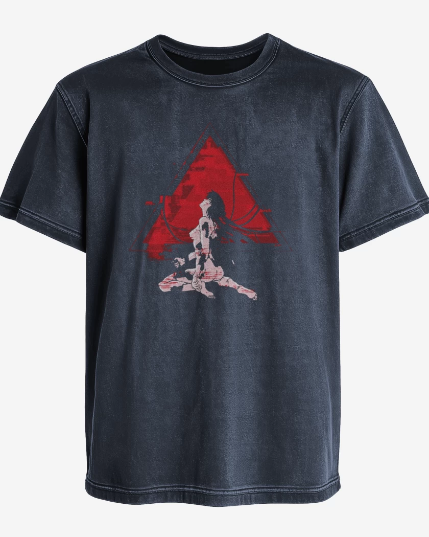 Polera desgastada Fantasma en the shell
