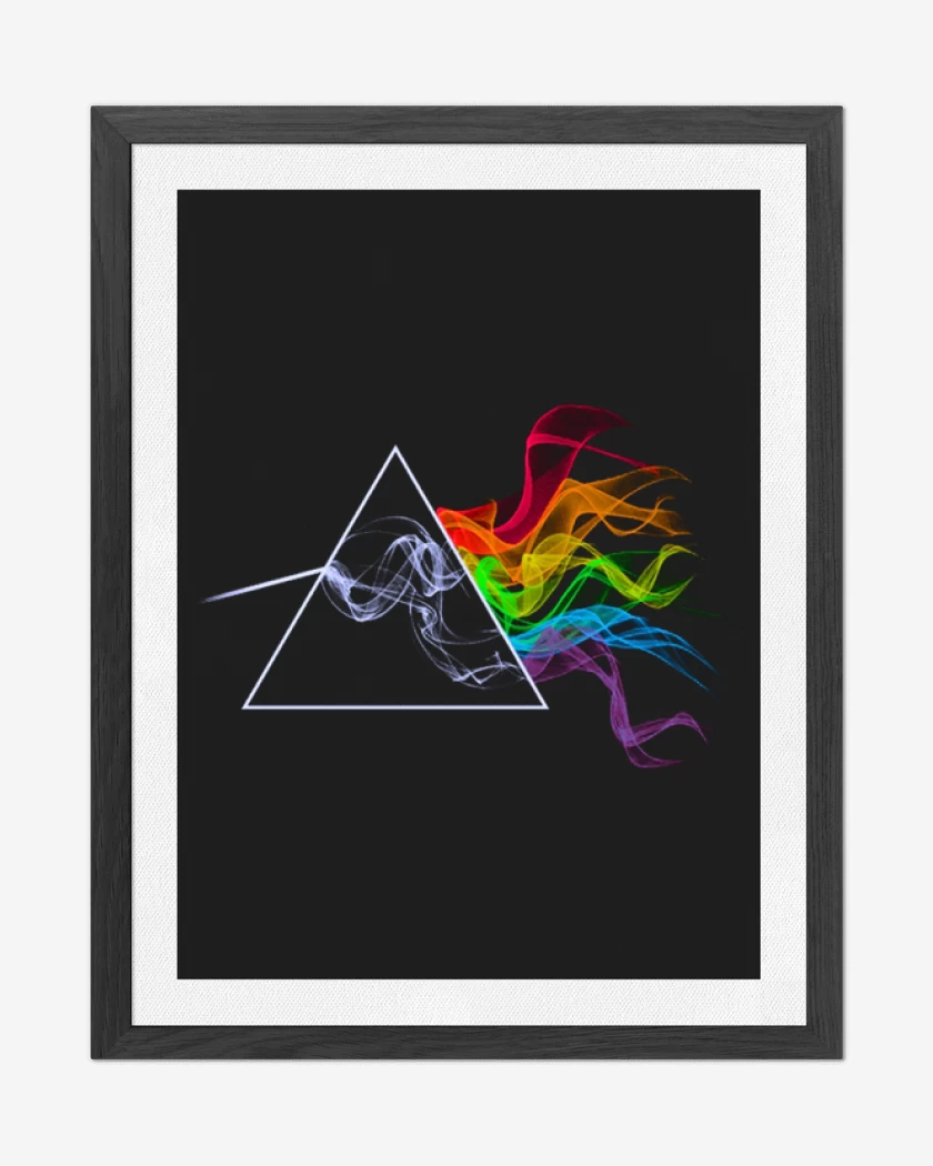 Cuadro decorativo Negro de Pink floyd 3
