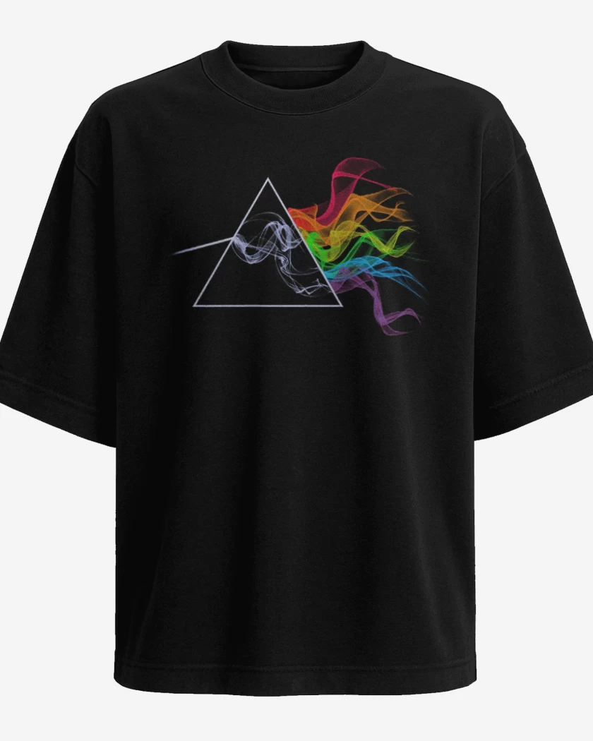 Polera Oversize Pink floyd 3