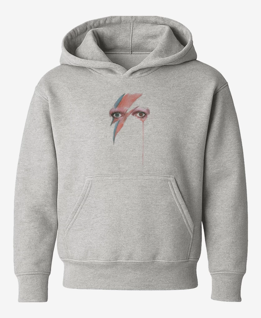 Poleron de niño Gris Melange de Bowie eyes 
