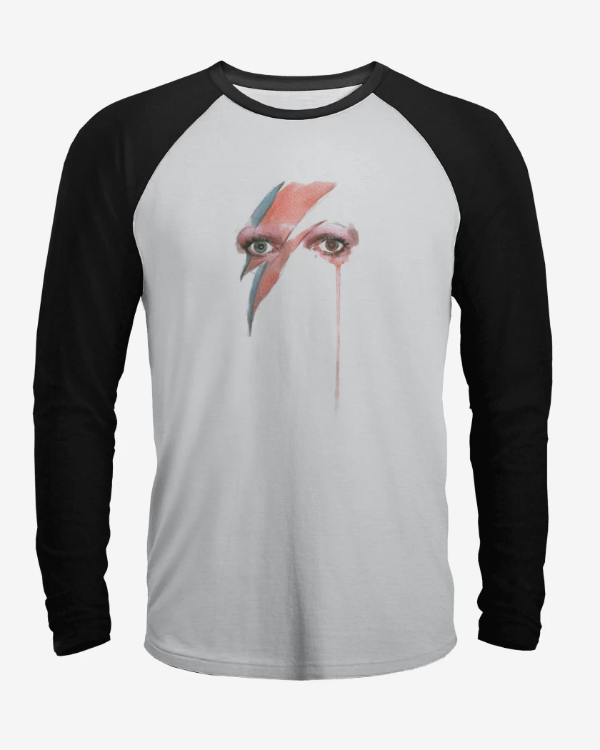 Polera Raglan Bowie eyes 