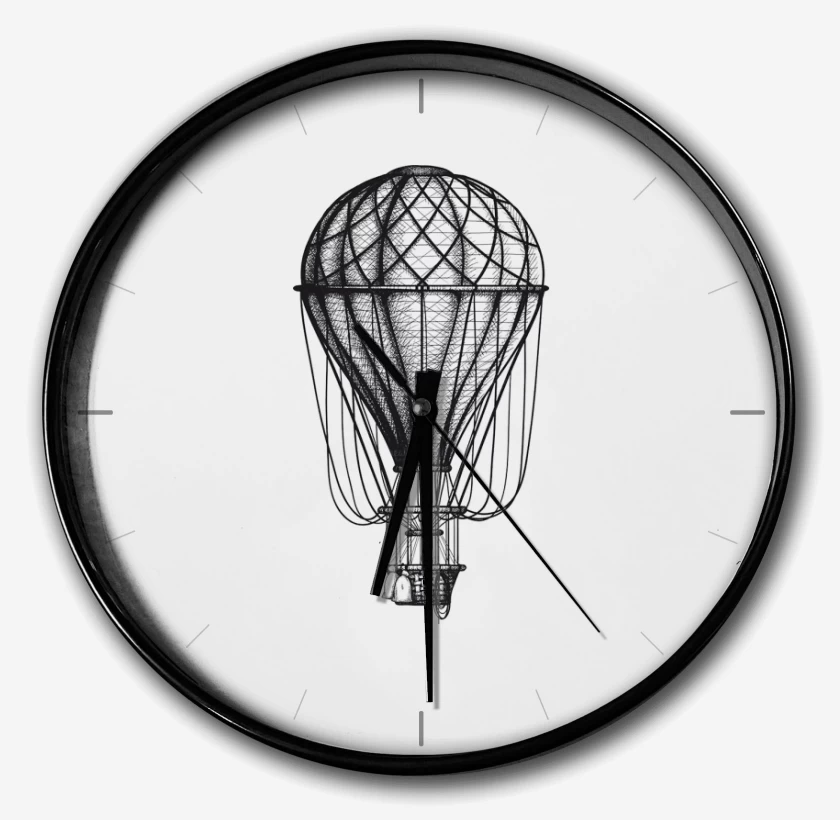 Reloj Blanco de Globo 