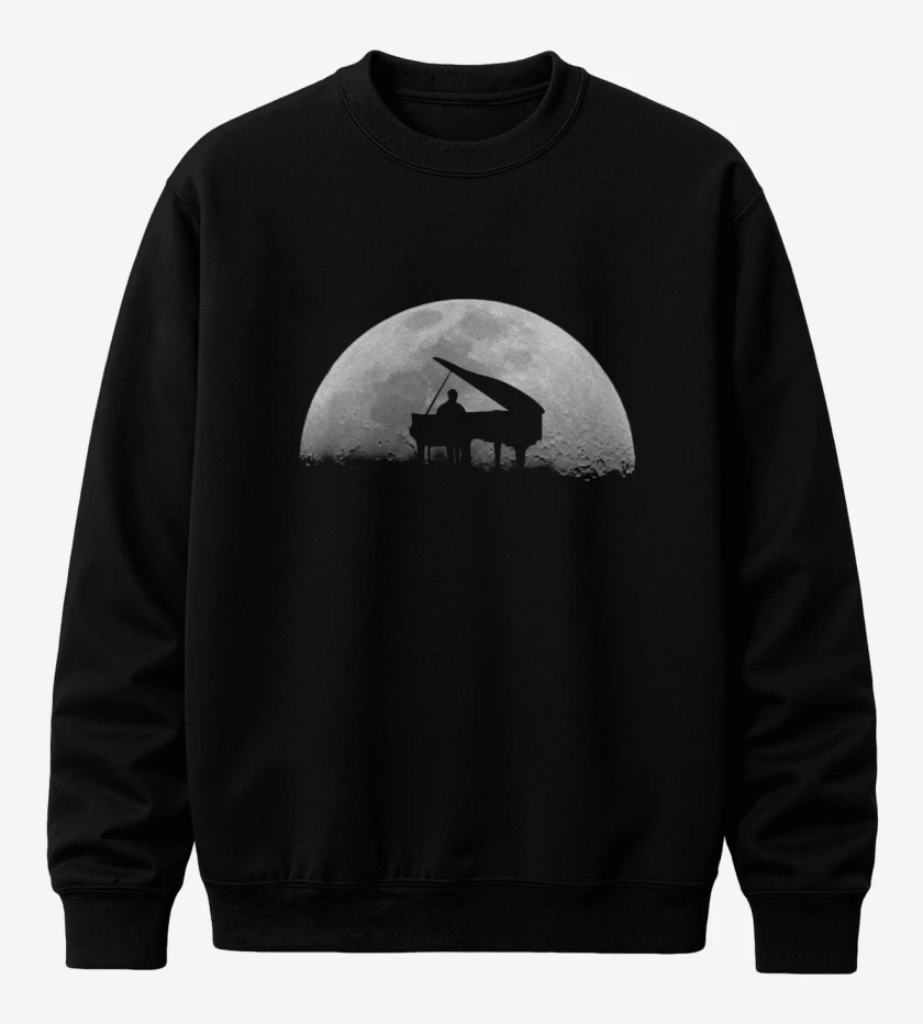 Poleron polo Negro de PIANO LUNA