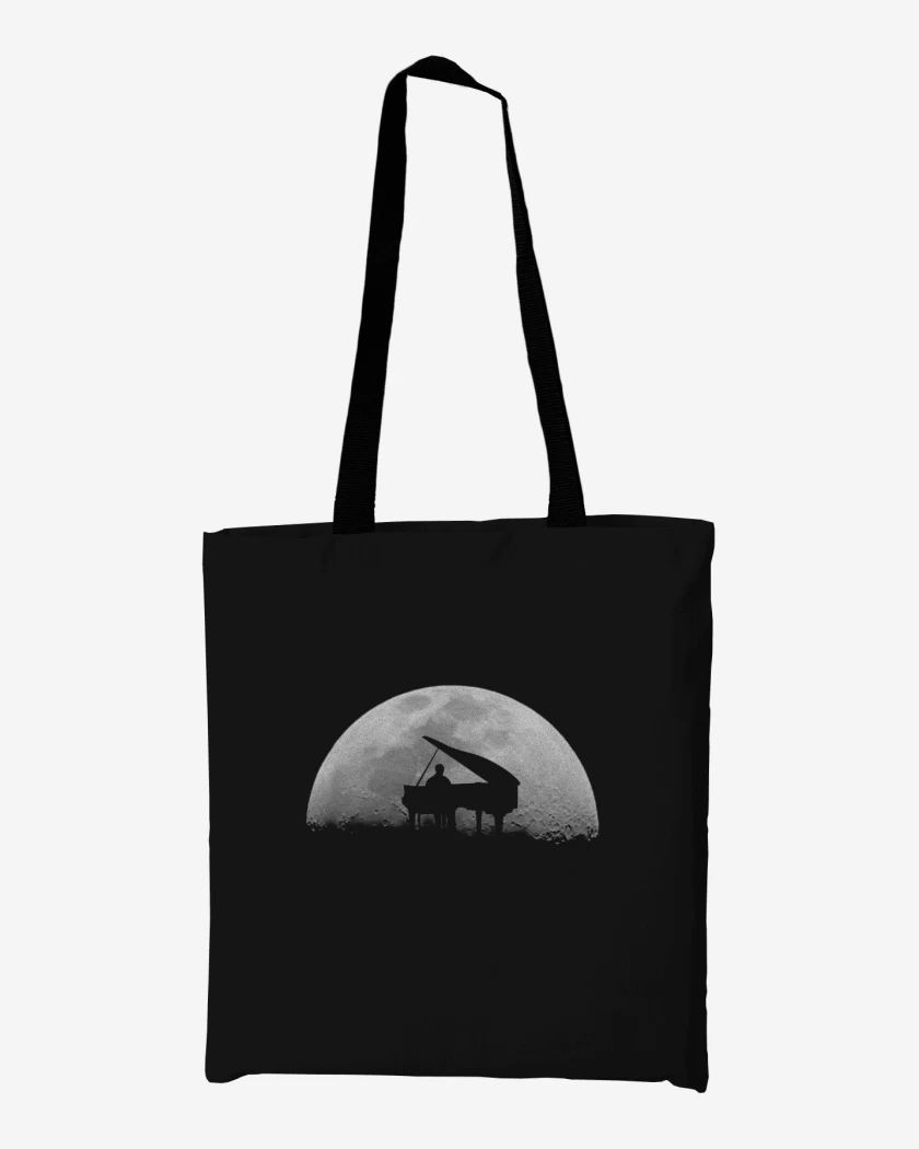 Totebag Negro de PIANO LUNA