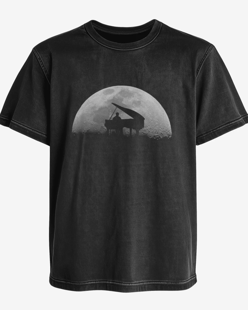 Polera desgastada PIANO LUNA