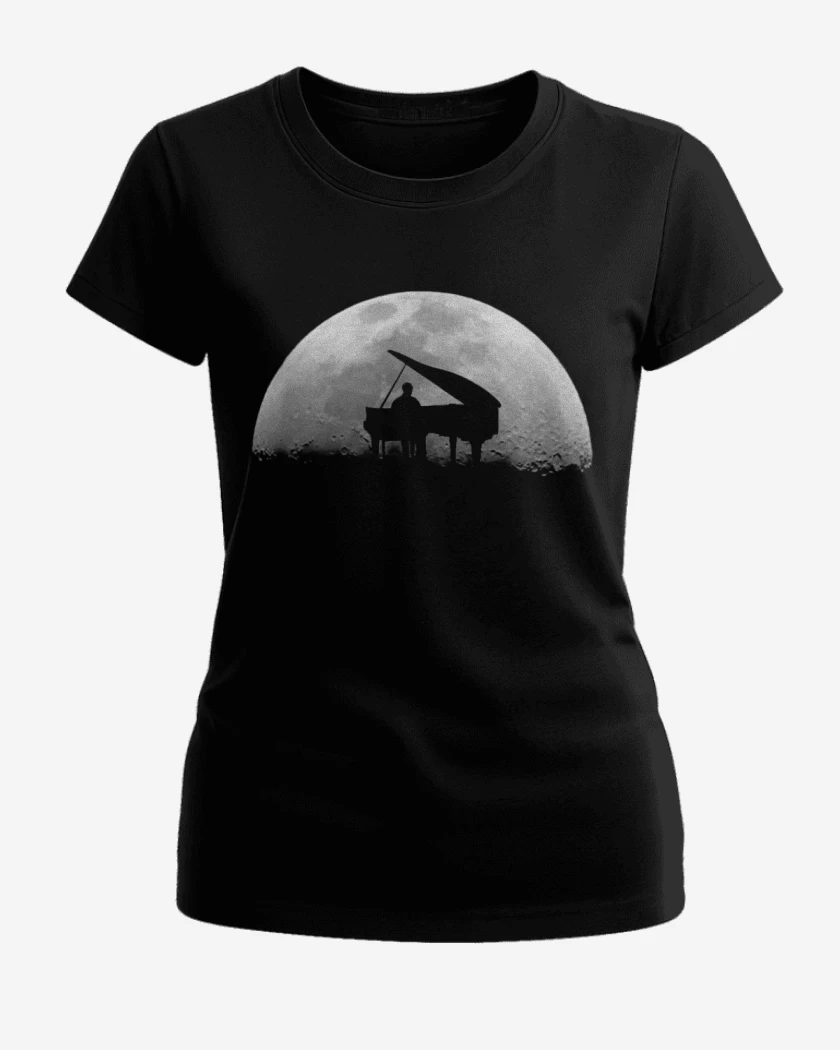 Polera de Mujer Negro de PIANO LUNA