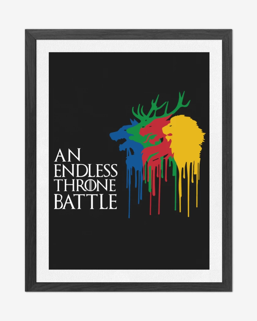 Cuadro decorativo Negro de GOT- An Endless Throne Battle