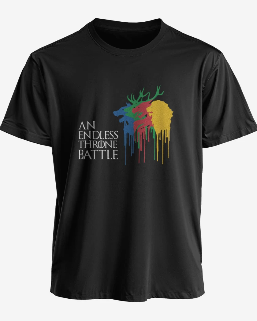 Polera premium Negro de GOT- An Endless Throne Battle