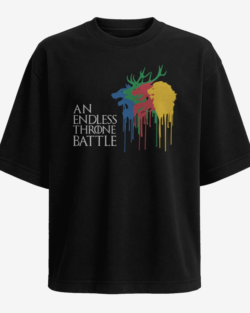 Polera Oversize GOT- An Endless Throne Battle