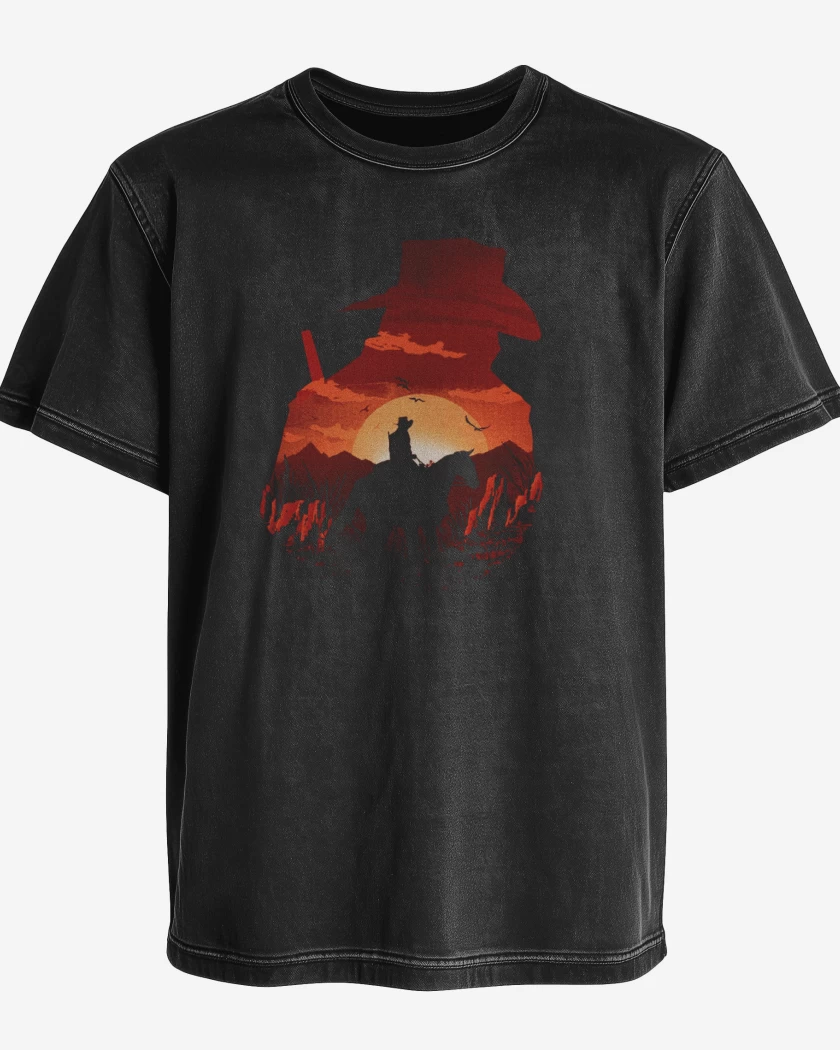Polera desgastada Negro de Redemption 