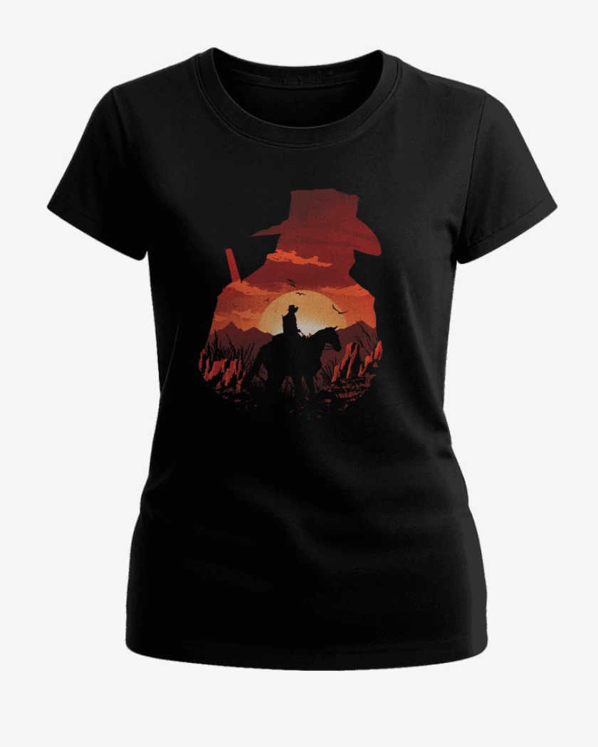 Polera de Mujer Negro de Redemption 