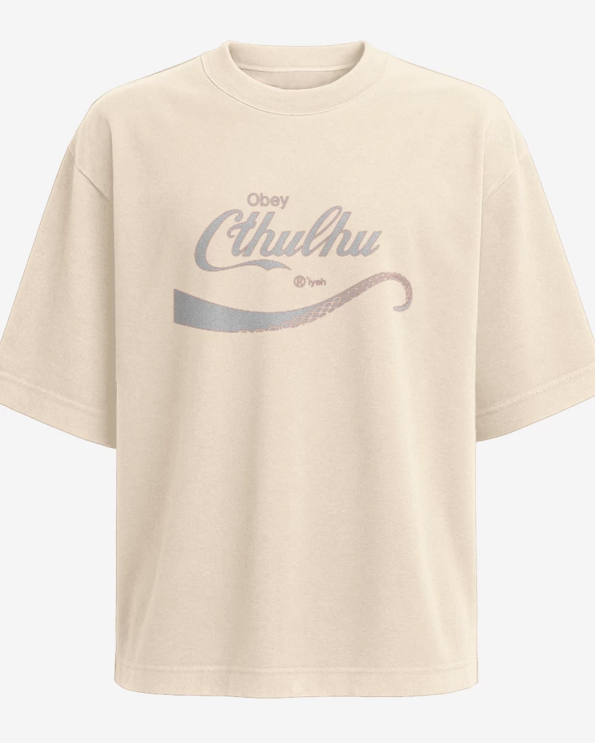 Polera Oversize Cthulhu cola