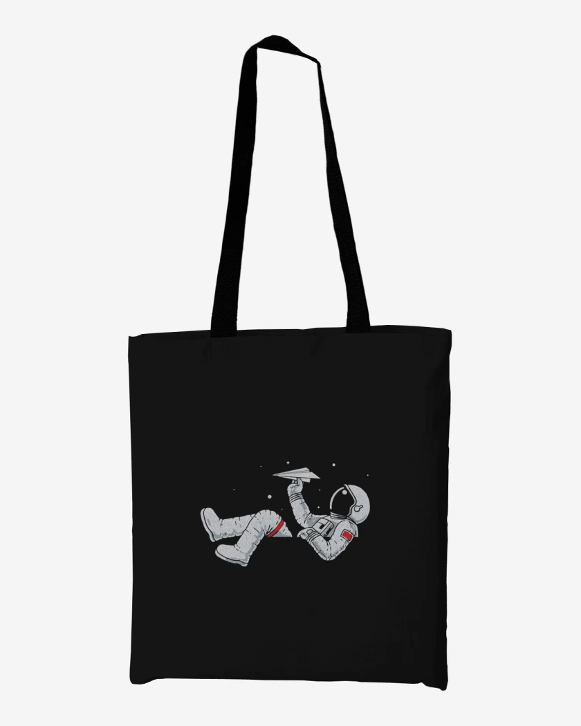 Totebag Astronauta avion de papel 