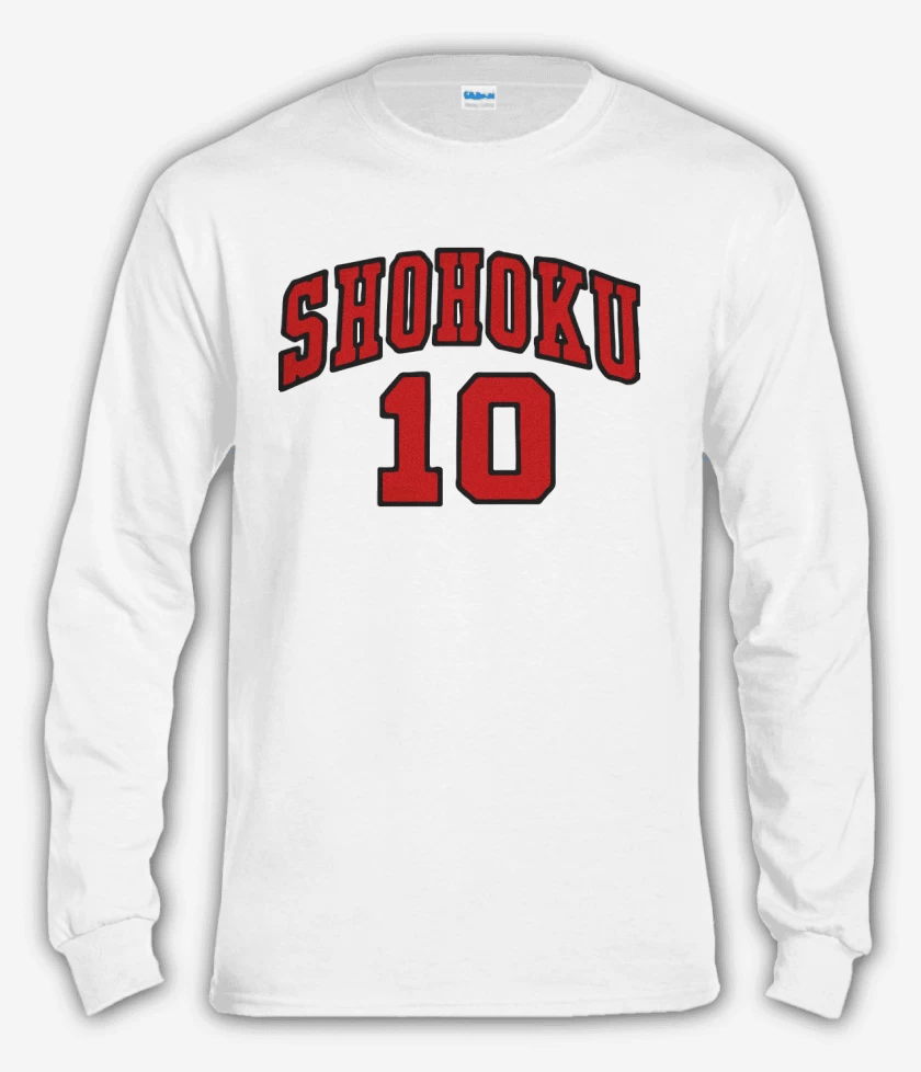 Polera manga larga Blanco de Shohoku 2