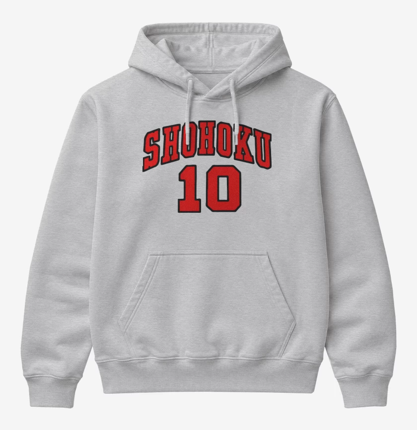 Poleron Canguro básico Gris Melange de Shohoku 2