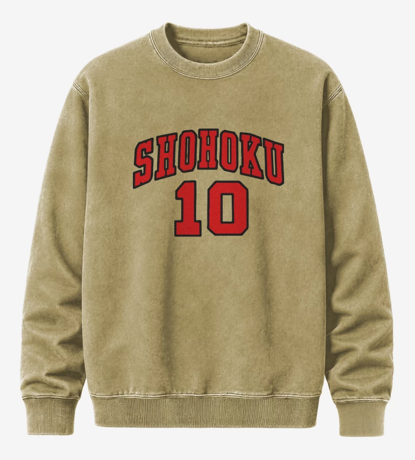 Poleron Polo Acid Wash Beige de Shohoku 2