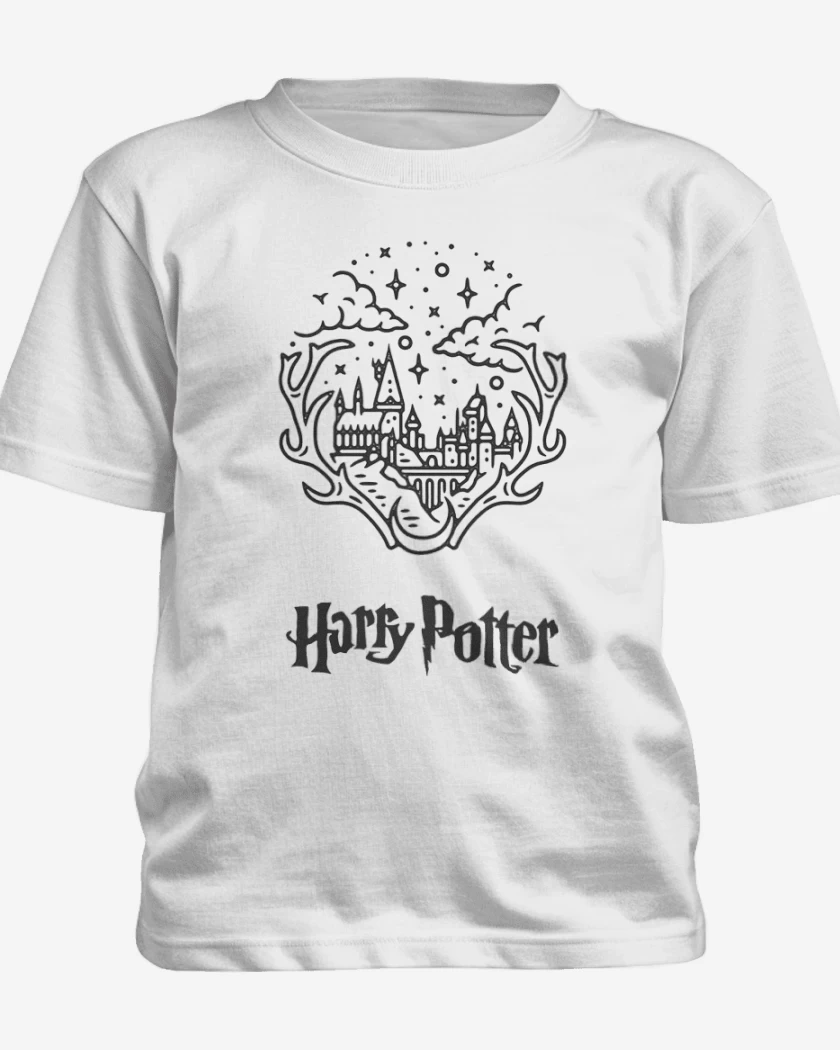 Polera de niño Blanco de Harry potter 2