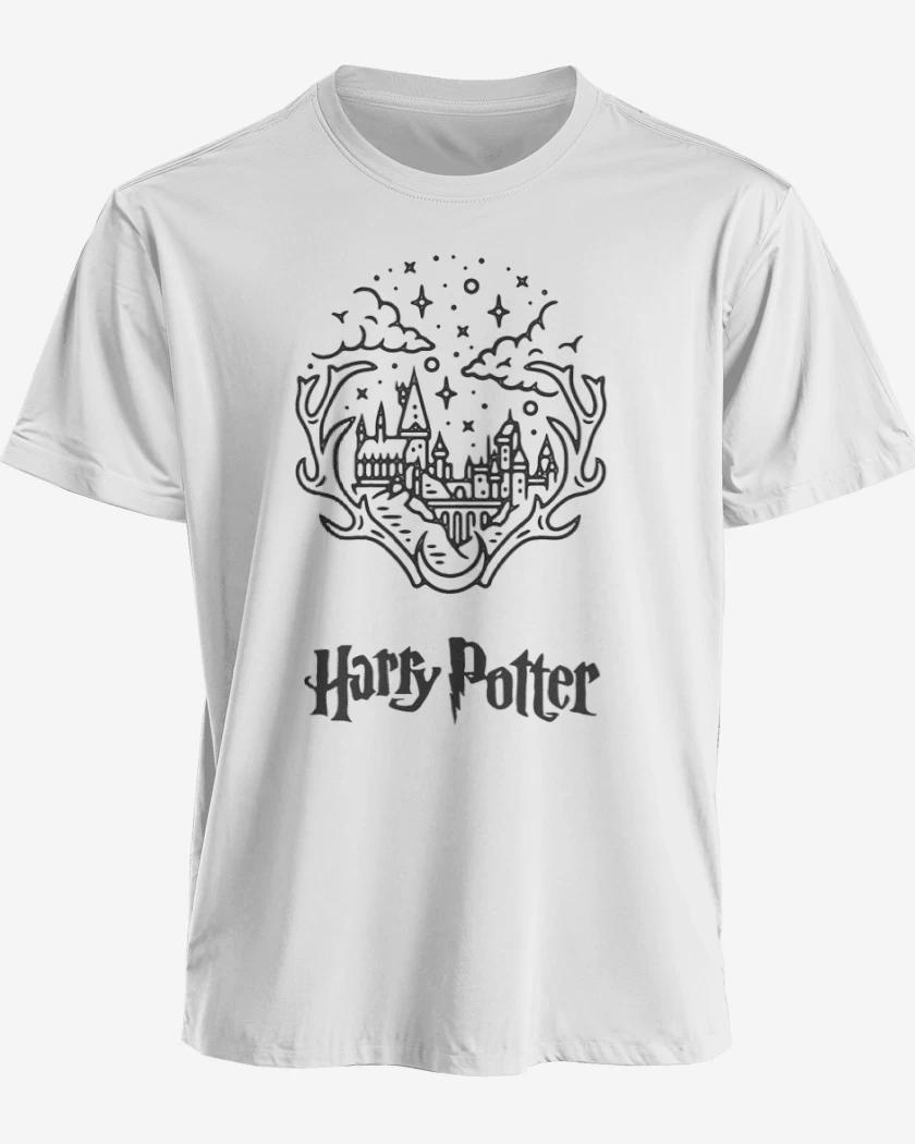 Polera premium Blanco de Harry potter 2